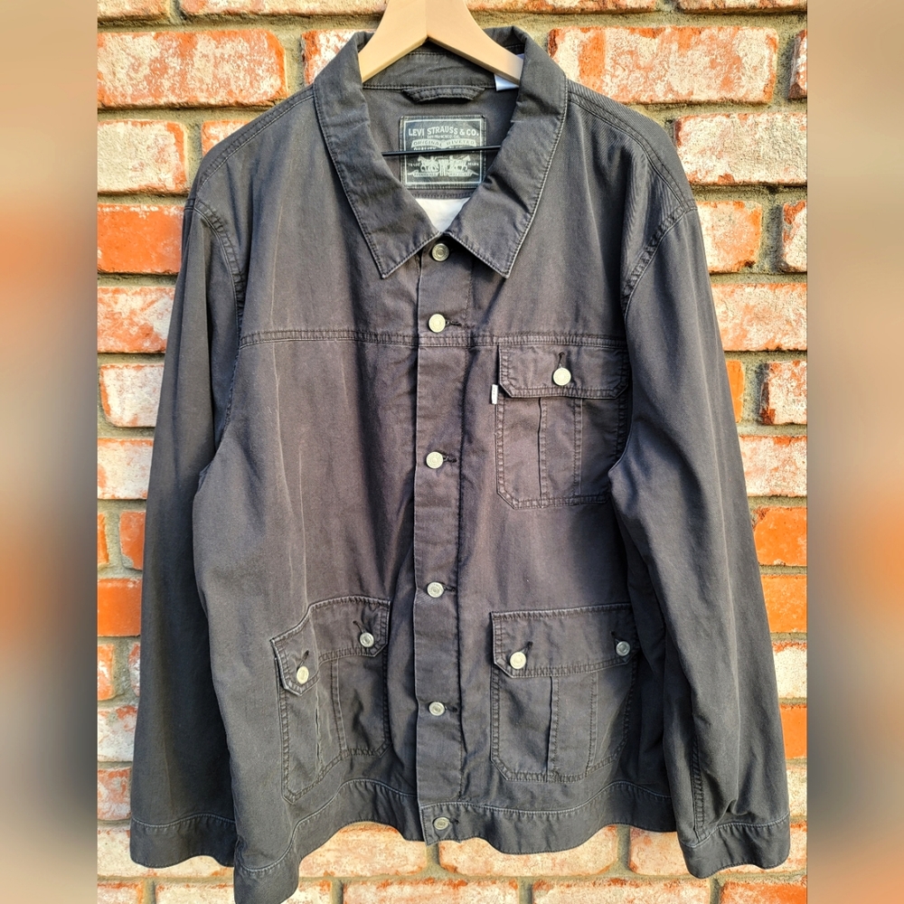 Levi's Charcoal Blue Soft Barn Jacket XXL